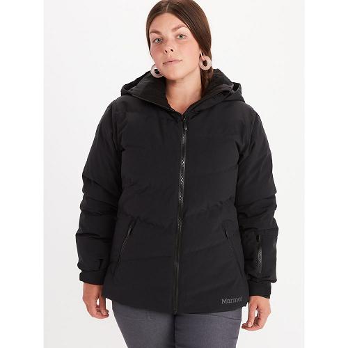 Marmot Slingshot Jackets - Womens Ski Jacket Black CA3610497 Canada